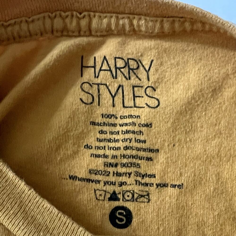 Harry Styles Official Graphic T-Shirt 2022 Harry’s House Floral Women’s Small - Picture 5 of 5